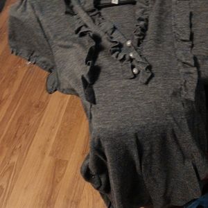 Gray shirt